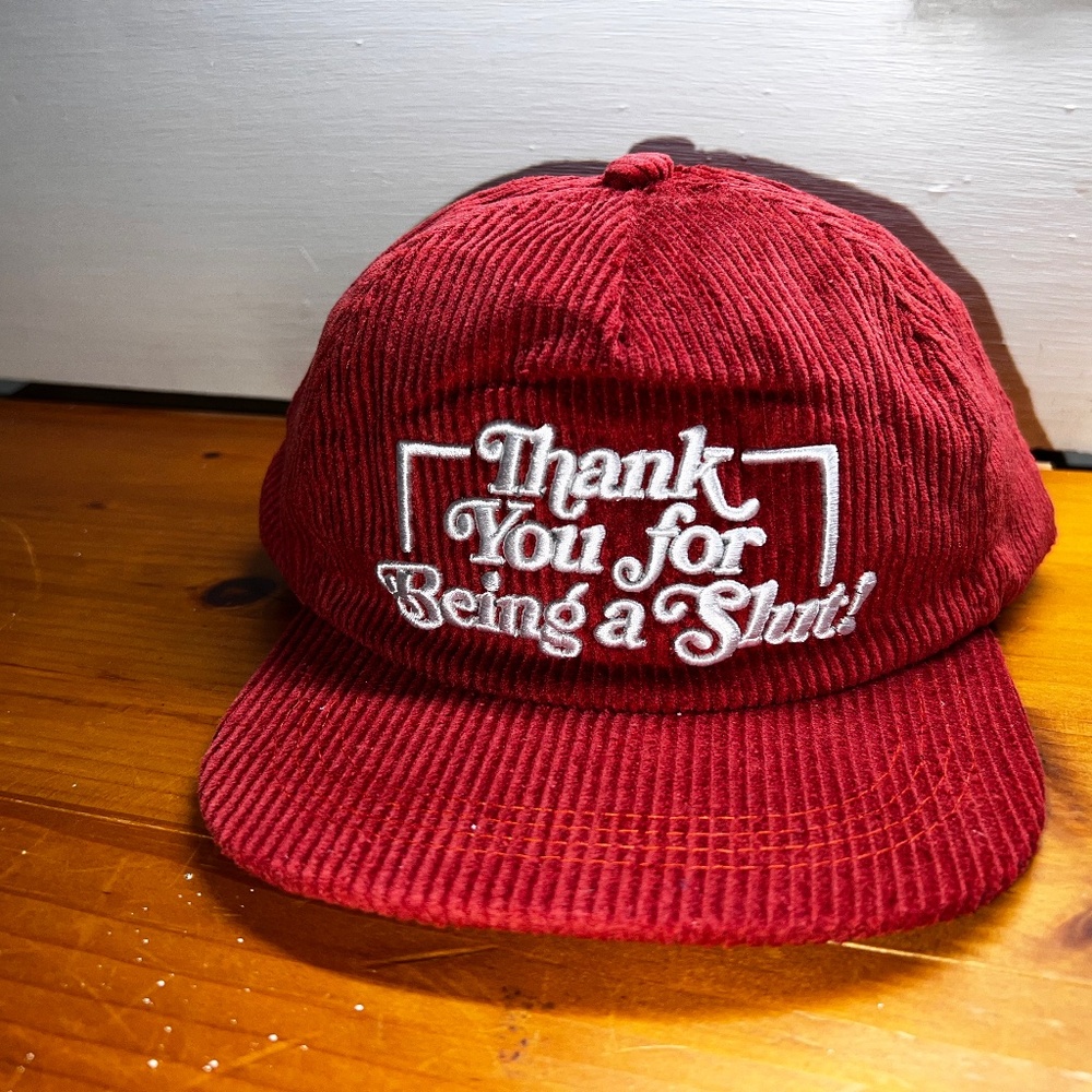 ALF “Thank you for being a slut” Corduroy Hat